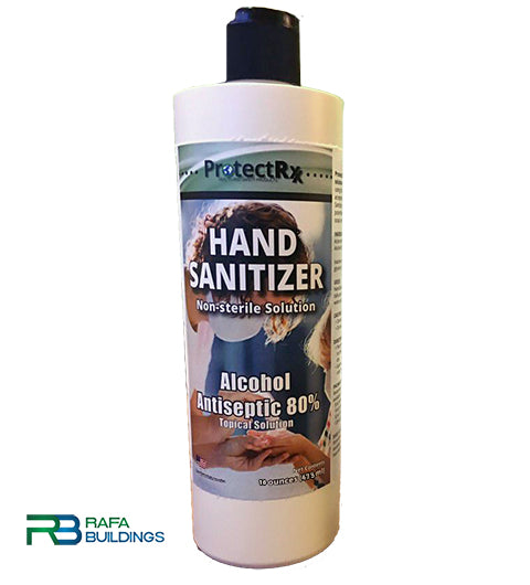 Liquid Hand Sanitizer 16oz - ProtectRxx - Box with 12 (16oz)