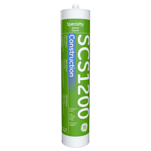 GE SCS 1200 CONSTRUCTION SEALANT 10 oz.- High strength for both structural and general glazing (Box with 24 units)