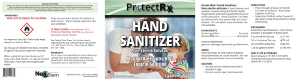 Liquid Hand Sanitizer 16oz - ProtectRxx - Box with 12 (16oz)