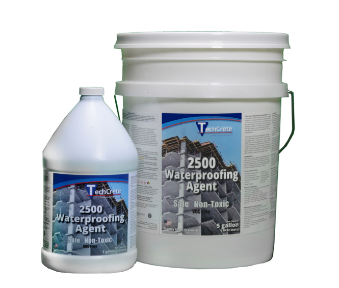 Techcrete R Standard TECHCRETE® 2500 WATERPROOFING AGENT – Rafa Building Products